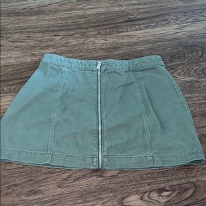 Army Green Mini Skirt ‘